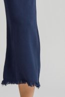 Umgee Full Size Linen Blend Elastic Waistband Wide Leg Pants Plus Size