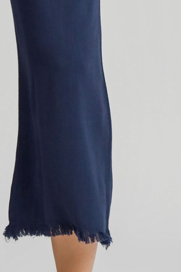 Umgee Full Size Linen Blend Elastic Waistband Wide Leg Pants Plus Size - Image 3