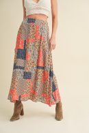 Aemi + Co Printed Maxi Skirt