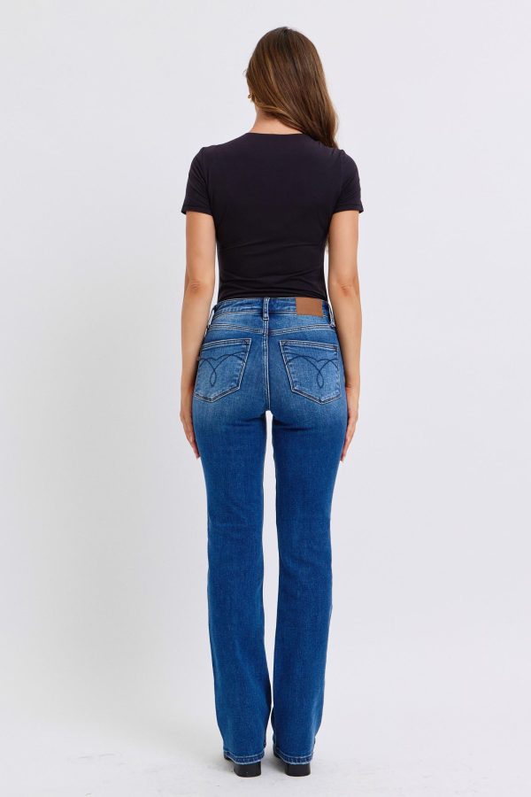 Judy Blue Full Size Mid-Rise Bootcut Jeans with Pockets - Image 6